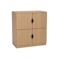 Anaokulu 4 Kapaklı Kayın Öğrenci Dolabı
