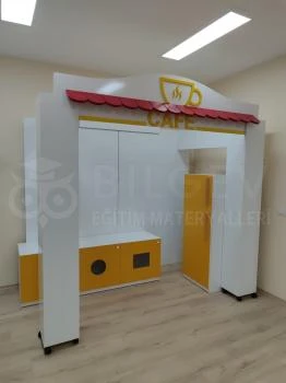 Ahşap Cafe Köşesi Büyük