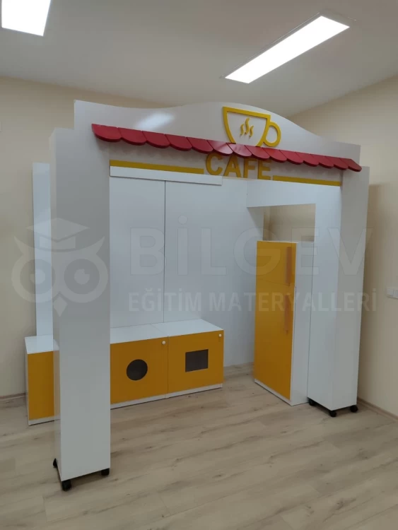 Ahşap Cafe Köşesi Büyük