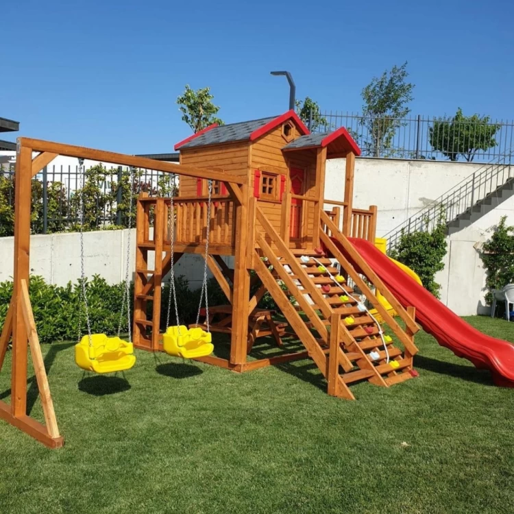 Ahşap Çocuk Oyun Parkı-33