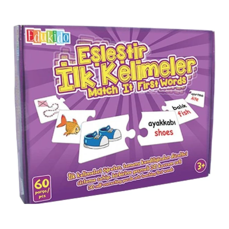 Edukido Eşleştir İlk Kelimeler