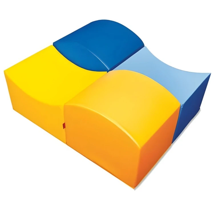 4 Parça Dalga Sünger Denge Seti 100X100XH60