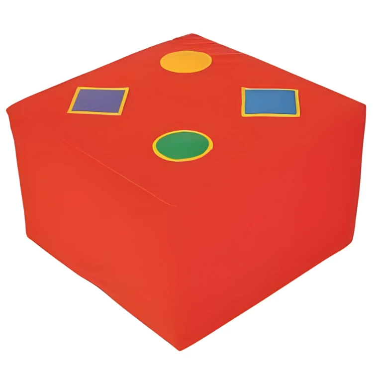 Geometrik Şekilli Sünger Oyun Küpü 60X60XH33