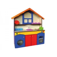 Ahşap Çatılı Mutfak