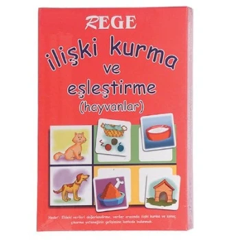 İlişki Kurma ve Eşleştirme Kartları Hayvanlar