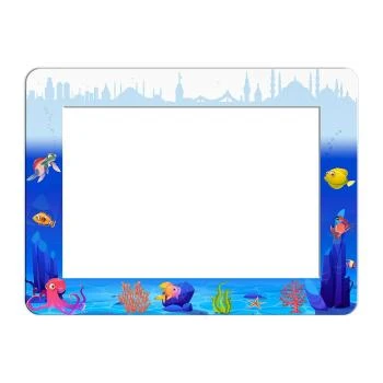 Anaokulu Deniz Desenli Yazı Tahtası