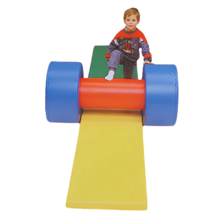 Çift Yan Silindirli Sünger Geçiş Parkuru Seti 240X120XH60