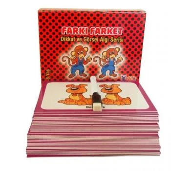 Farkı Farket Eğitici Kart Oyunu
