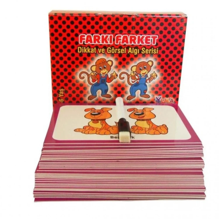 Farkı Farket Eğitici Kart Oyunu