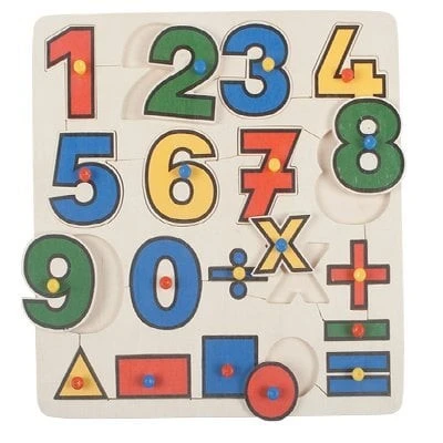 Ahşap Matematik Öğreniyorum Puzzle