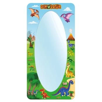 Anaokulu Dinazor Desenli Boy Aynası