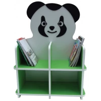 Panda Figürlü Kitaplık 90x25x120 cm