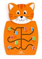 Kedi Figürlü Duvar Aktivitesi