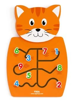 Kedi Figürlü Duvar Aktivitesi