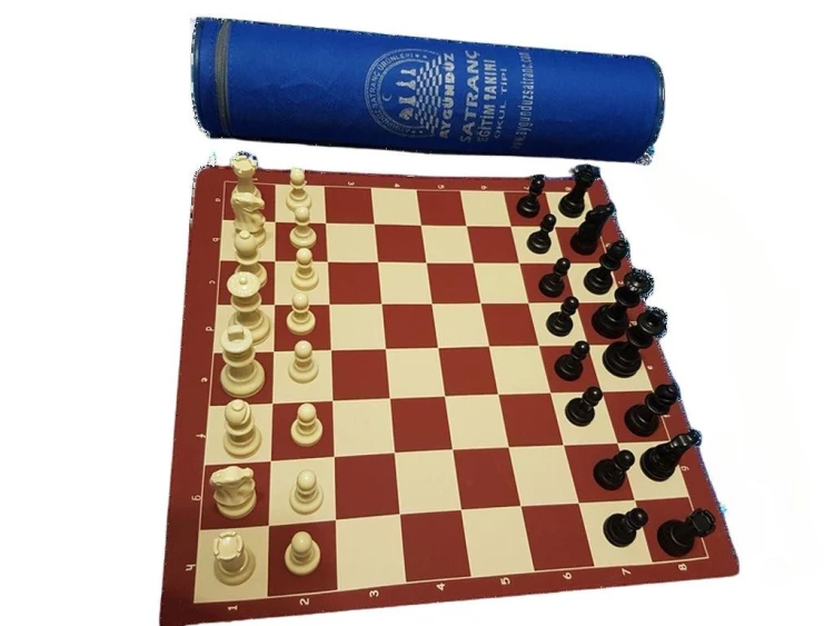 Rulo Satranç Takımı Taşıma Kılıflı