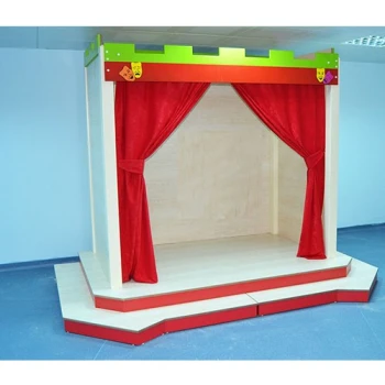Perdeli Anaokulu Tiyatro Sahnesi 280x220x220 cm