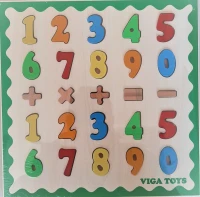 4 İşlem Matematik Tablası 30x30 cm