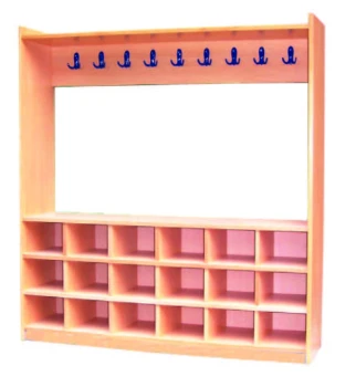 Klasik Açık Portmanto 134x30x140 cm Pembe