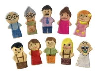 İnsanlar Parmak Kukla Seti 10'lu