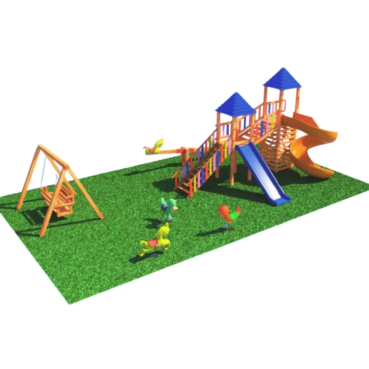Ahşap Çocuk Oyun Parkı Seti