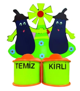 Patlıcan Figürlü Galoşluk 100x80 cm
