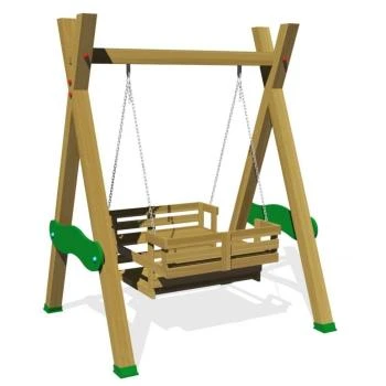 Ahşap Gondol Salıncaklı-2