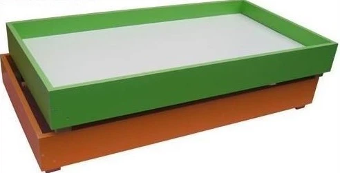 Yeşil Çerçeveli Ahşap Kampet 120x60 cm