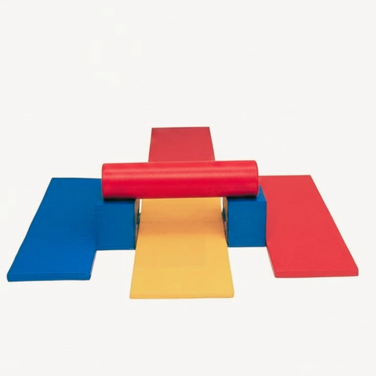 Üst Silindirli Minder Geçit Sünger Parkur Seti 240X240XH75