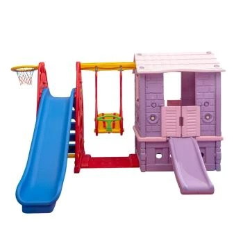 Plastik Büyük Set Ev Pembe