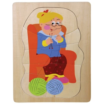 Katlı Ahşap Puzzle Yaşam Evreleri