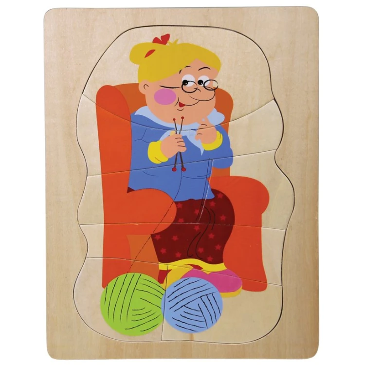 Katlı Ahşap Puzzle Yaşam Evreleri