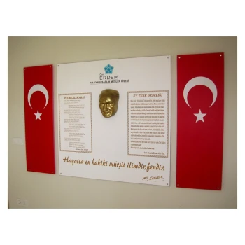 Pleksi Atatürk Köşesi 120x200 cm 4 Parça