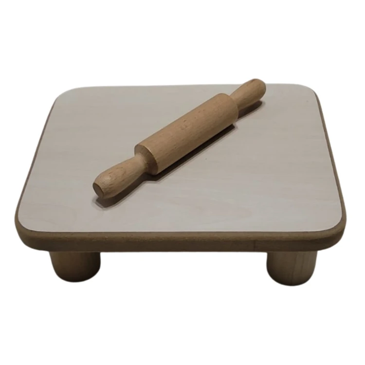 Ahşap Mini Oyun Hamuru Masası