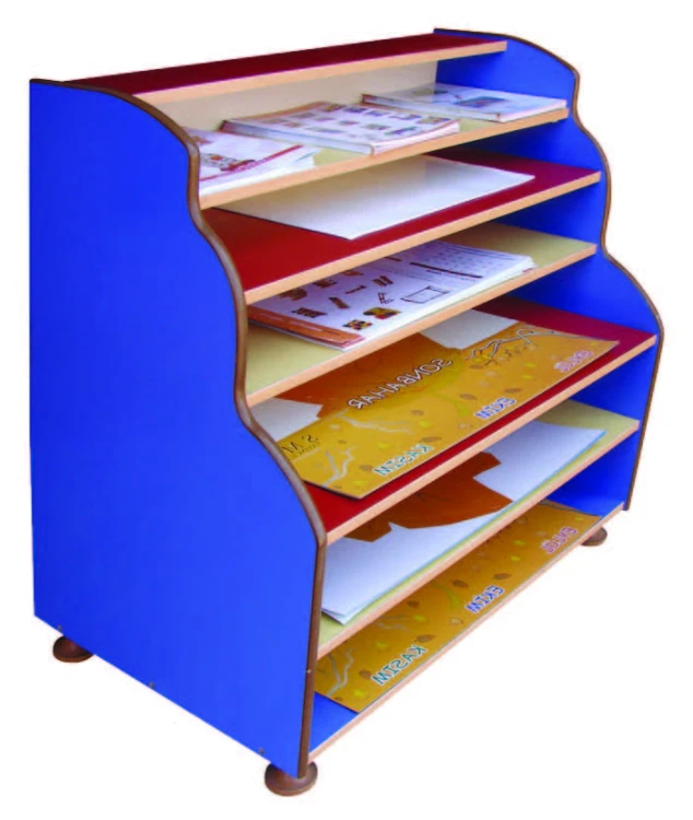 Basamaklı Fon Kartonu Dolabı 90x60x90 cm