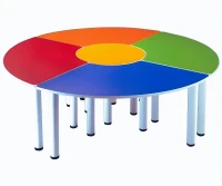 Daire Masa 5 Parça 180 cm