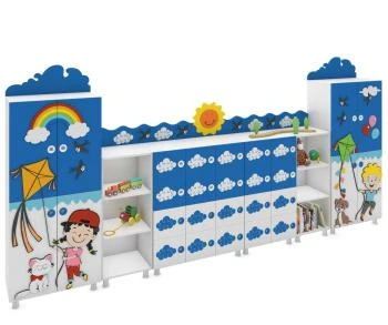 Neşeli Çocuklar Dolap Seti