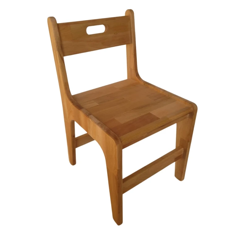 Anaokulu Kayın Masif Sandalye