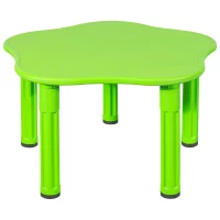 Anaokulu Plastik Yeşil Papatya Masa