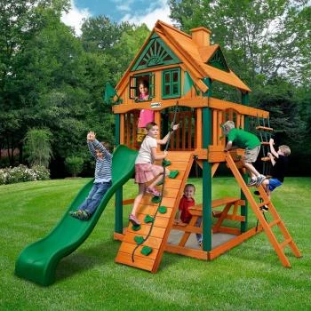 Ahşap Oyun Parkı Ev Modeli