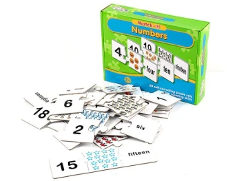 Sayı Eşleştirme Puzzle Kartları