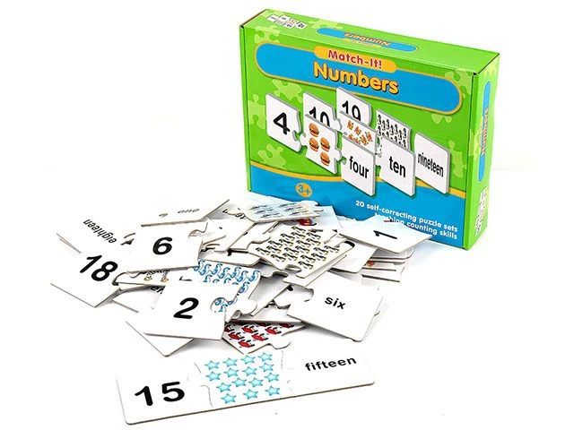 Sayı Eşleştirme Puzzle Kartları