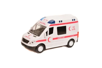 Sesli Kırılmaz Oyuncak Ambulans