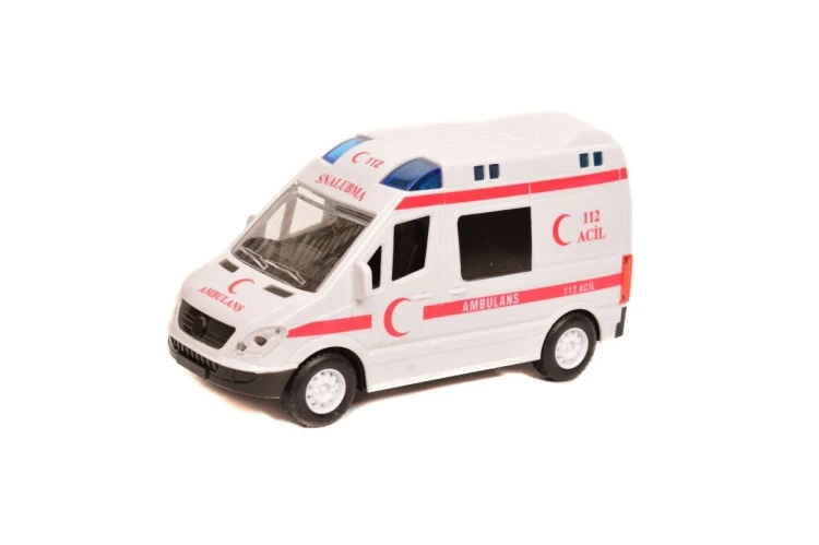 Sesli Kırılmaz Oyuncak Ambulans