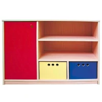 Kapaklı Raflı Kutulu Dolap 100x35x75 cm
