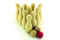 Ahşap Bowling Oyunu 10 Labutlu