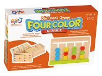 Dört Renk Ahşap Mantık Oyunu