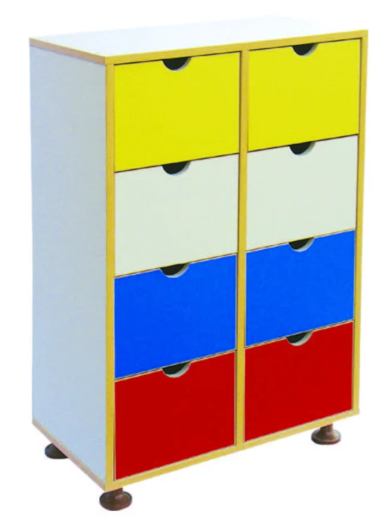 Sekiz Çekmeceli Dolap 90x40x90 cm