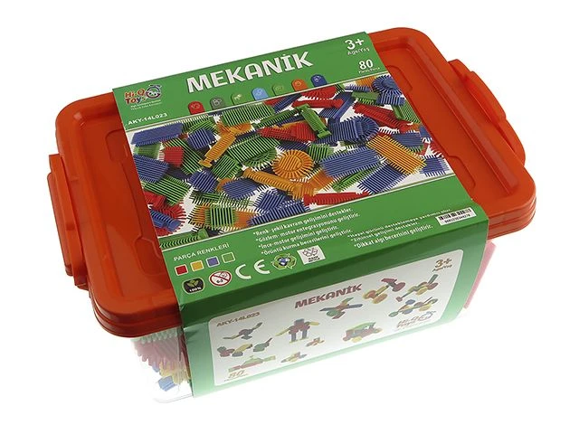 Mekanik Yapı Seti Kutulu 80 Parça