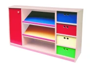 Kitaplıklı Çekmeceli Dolap 150x35x75 cm
