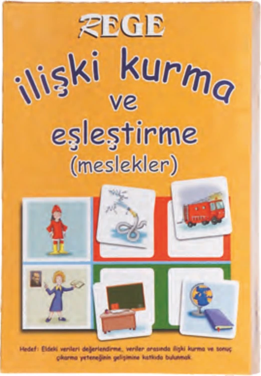 İlişki Kurma ve Eşleştirme Kartları Meslekler